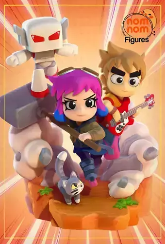 Chibi Ramona Flowers - Scott Pilgrim Takes Off 3D print model