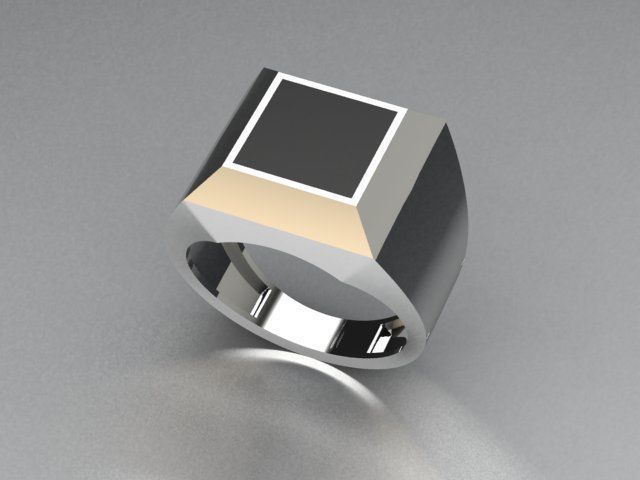 ring men 3D print model_1