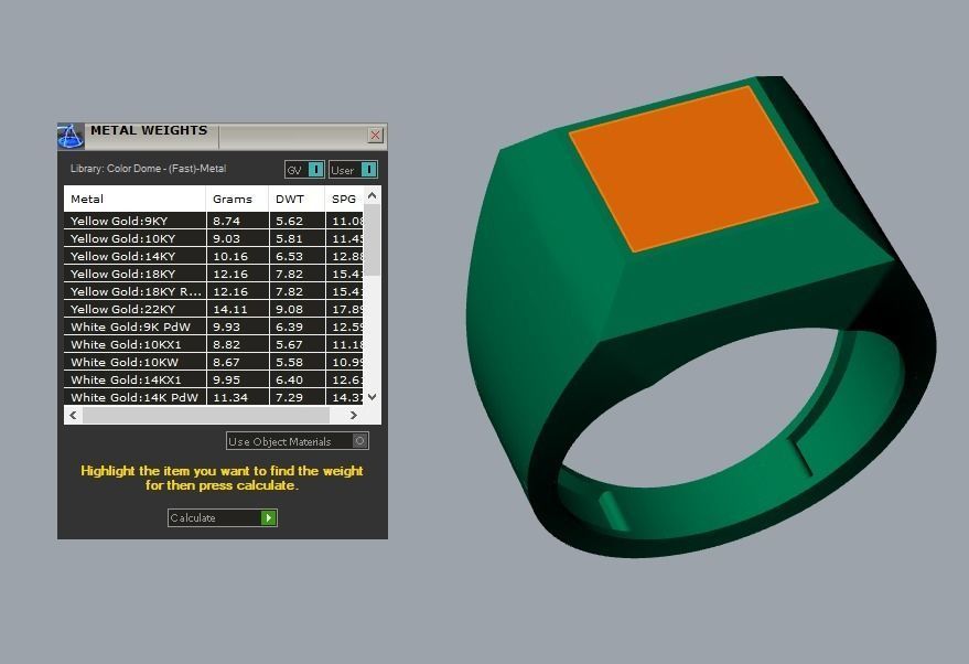 ring men 3D print model_4