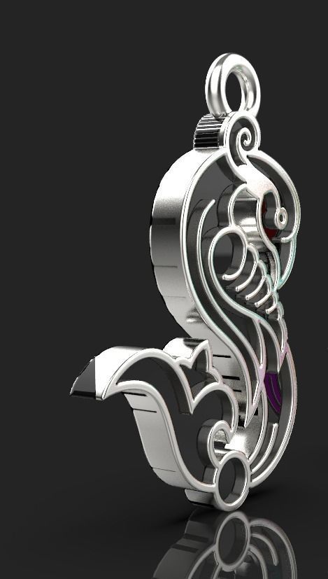 Armenian letters 3D print model_5