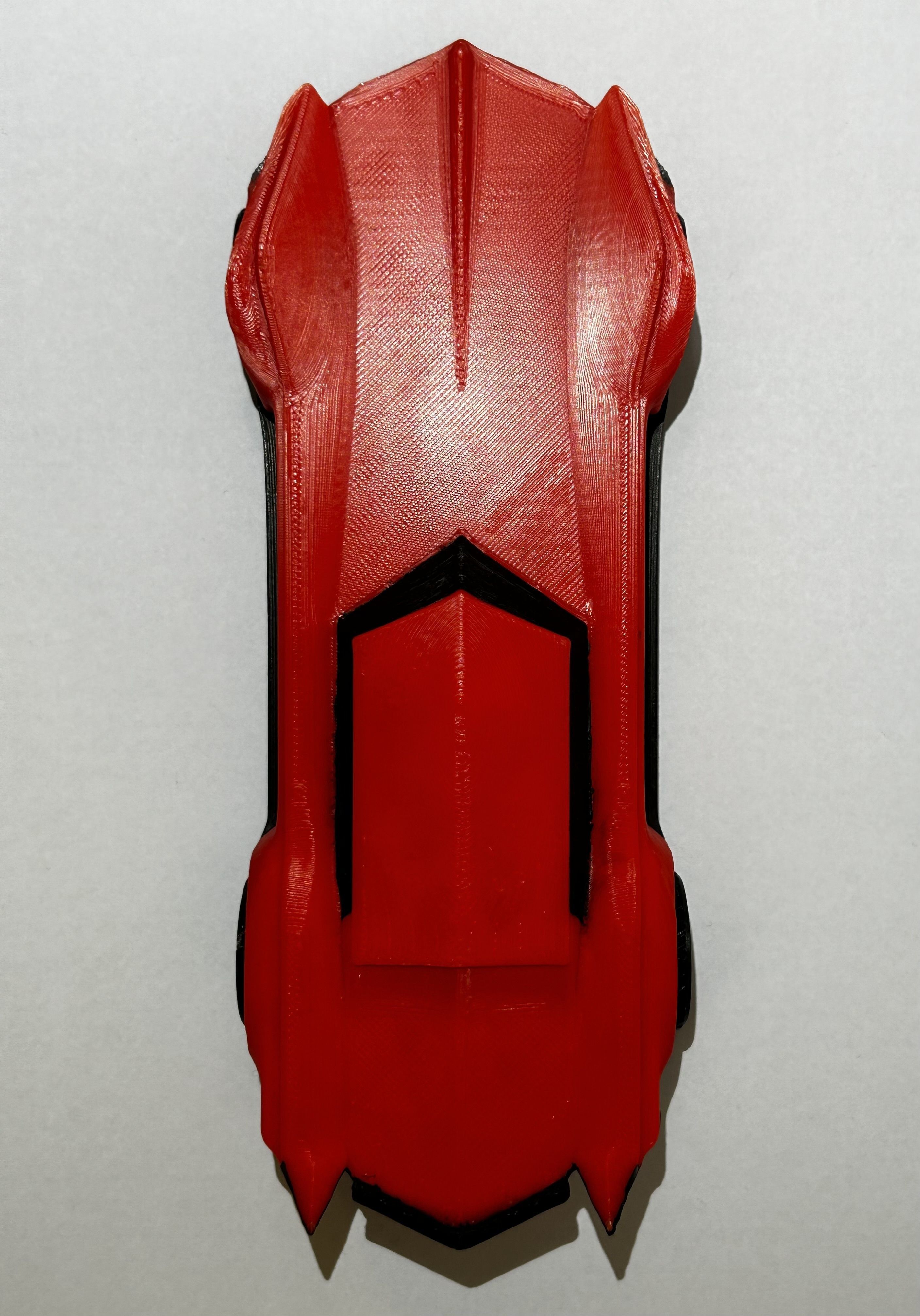 Car Protoype with rotating wheels 3D print model_4