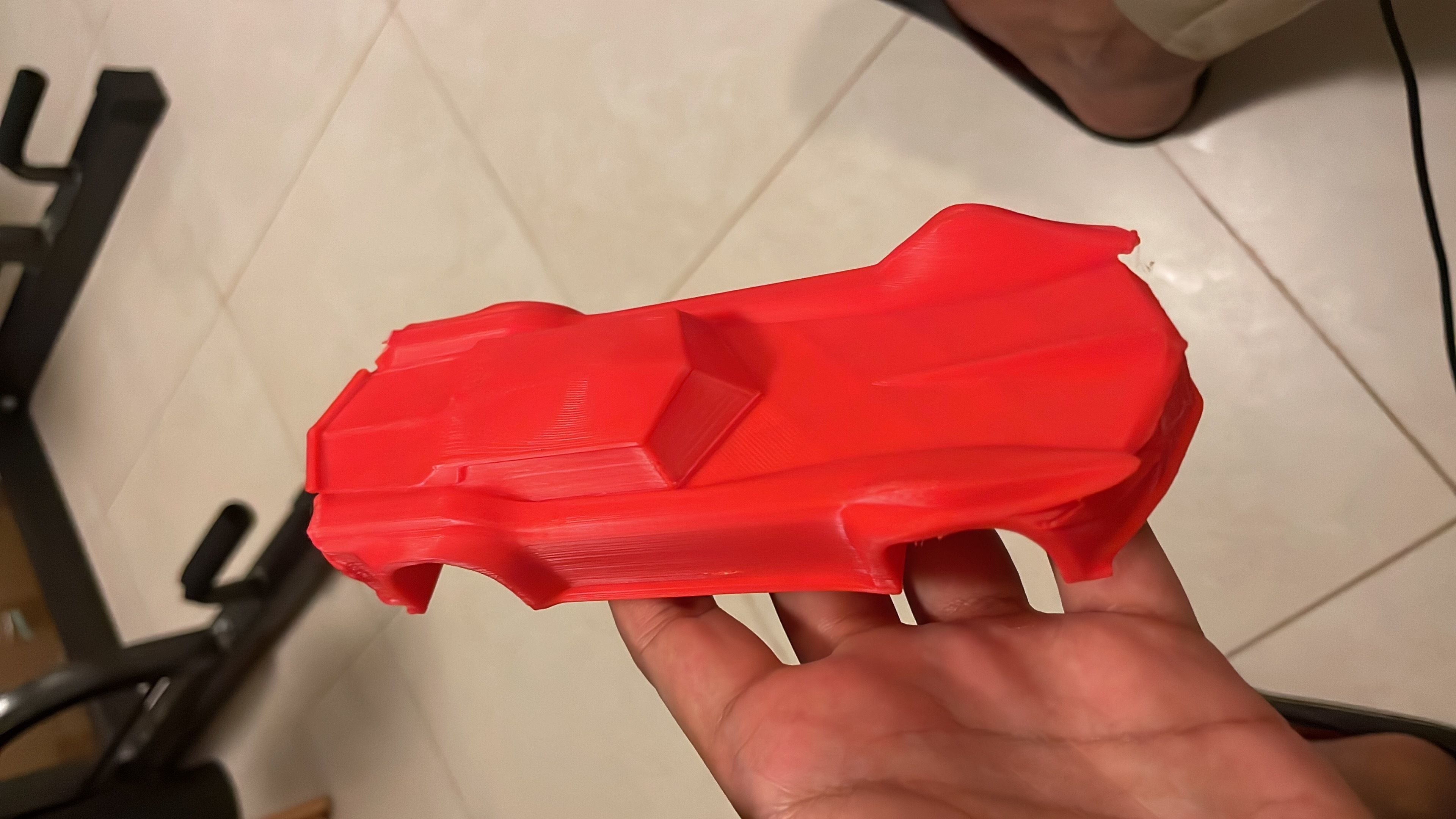 Car Protoype with rotating wheels 3D print model_5