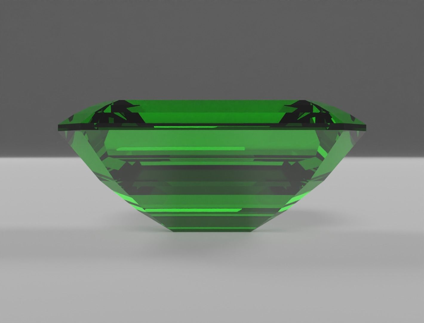 Emerald 3D model Low-poly 3D model_3
