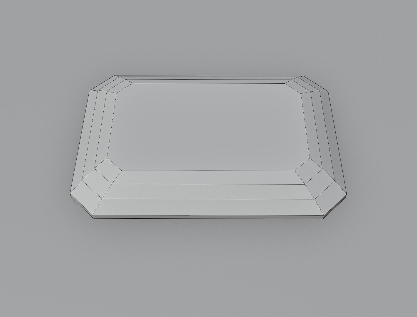 Emerald 3D model Low-poly 3D model_5