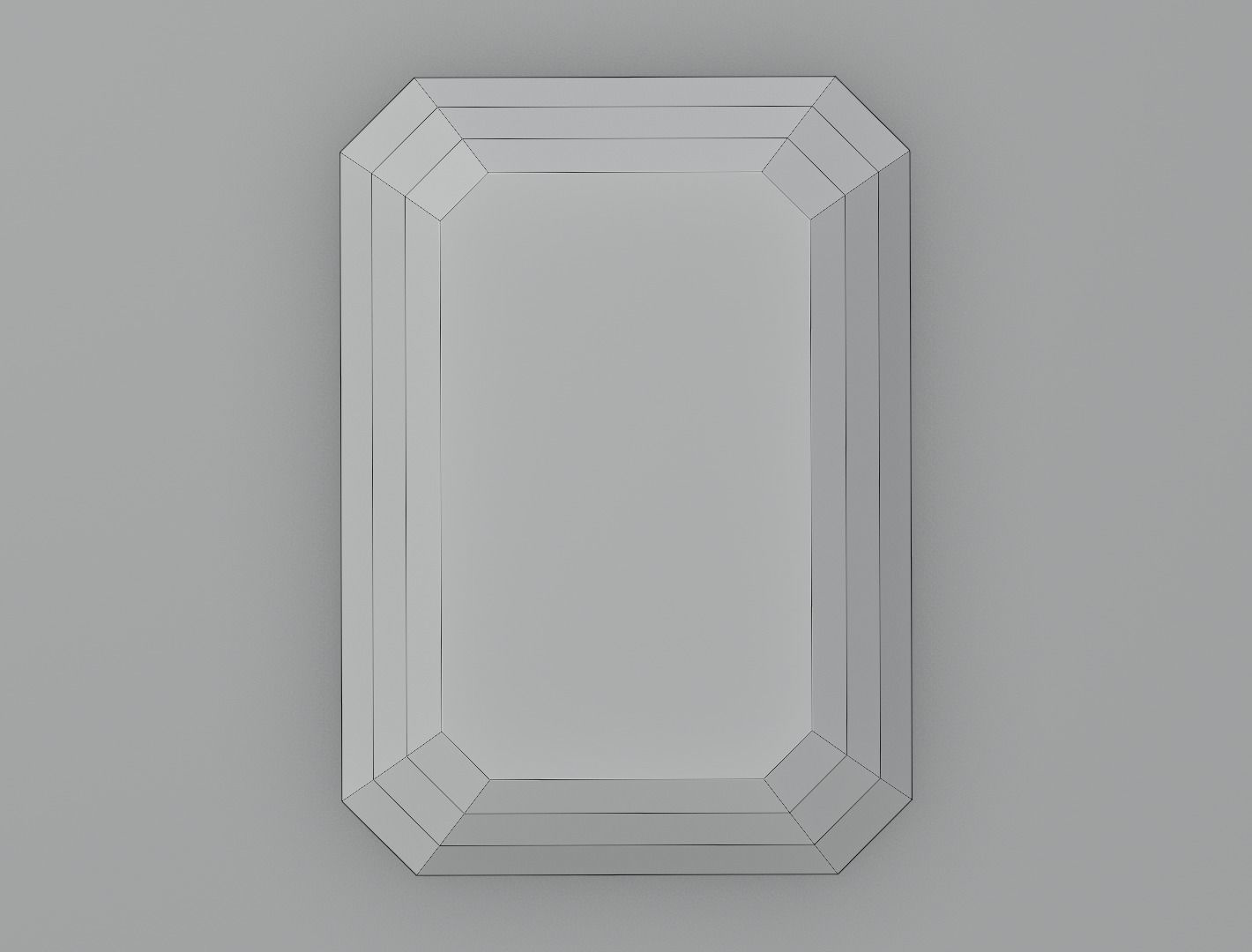 Emerald 3D model Low-poly 3D model_6