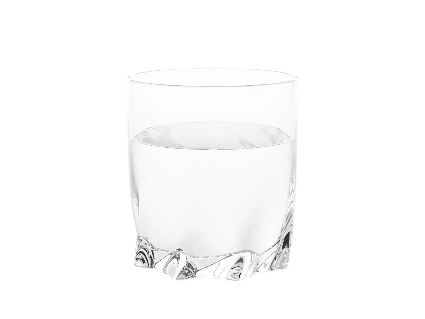 Glass Of Water Free low-poly 3D model