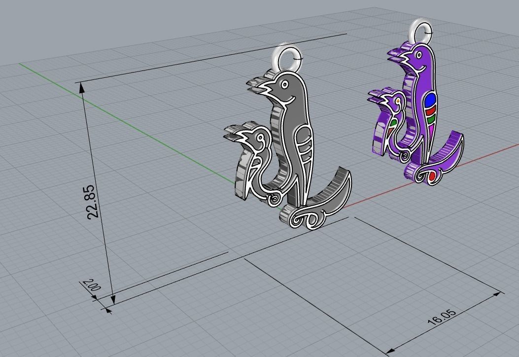 Armenian letters 3D print model_8