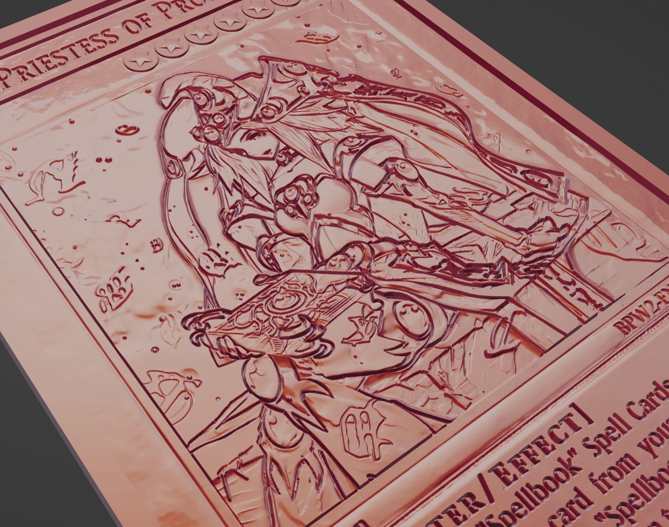 HIGH PRIESTESS OF PROPHECY - YU-GI-OH 3D print model_2