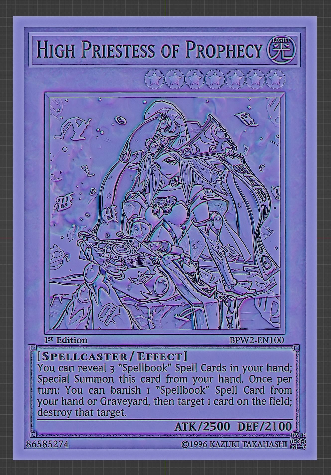 HIGH PRIESTESS OF PROPHECY - YU-GI-OH 3D print model_4