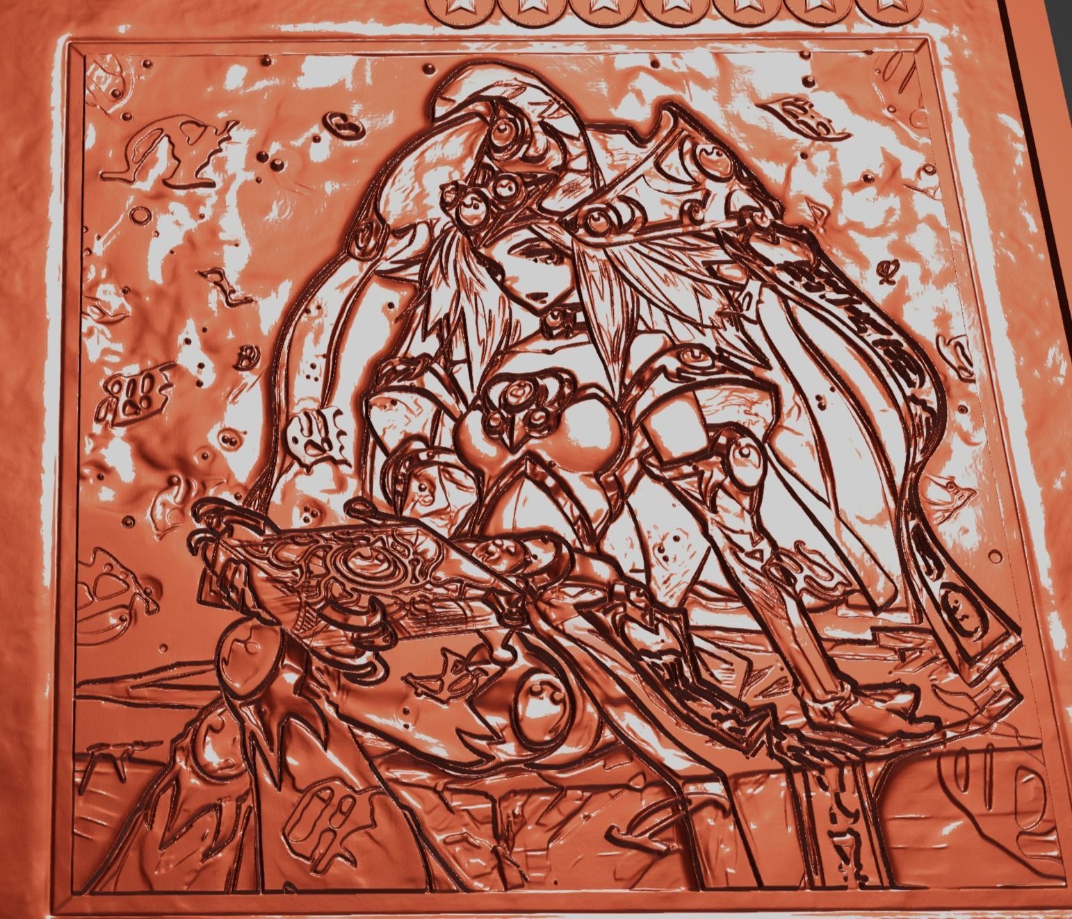 HIGH PRIESTESS OF PROPHECY - YU-GI-OH 3D print model_1