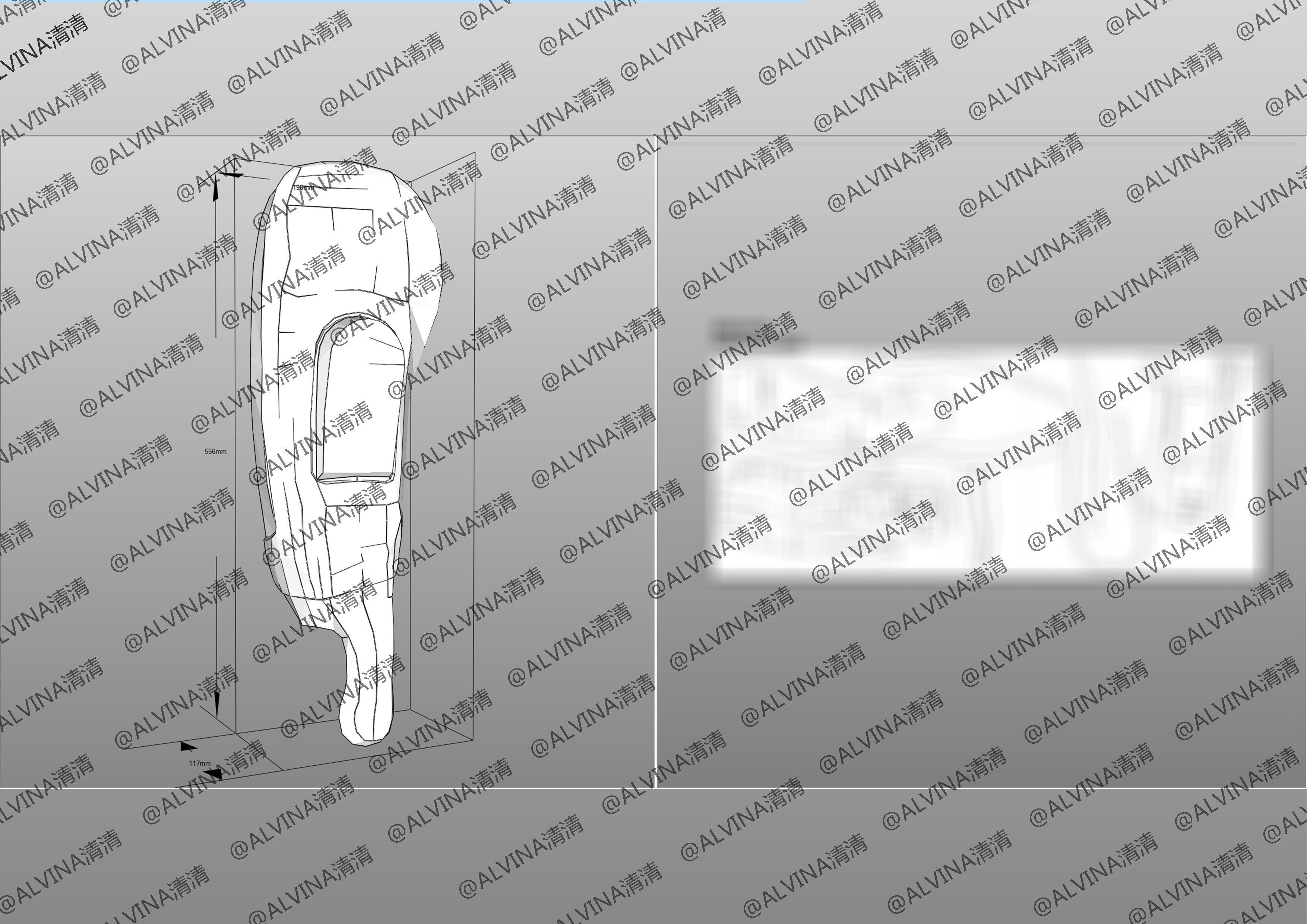 APEX Legends Revenant Primary Armor - DIY Cosplay Pepakura Foam Low-poly 3D model_30