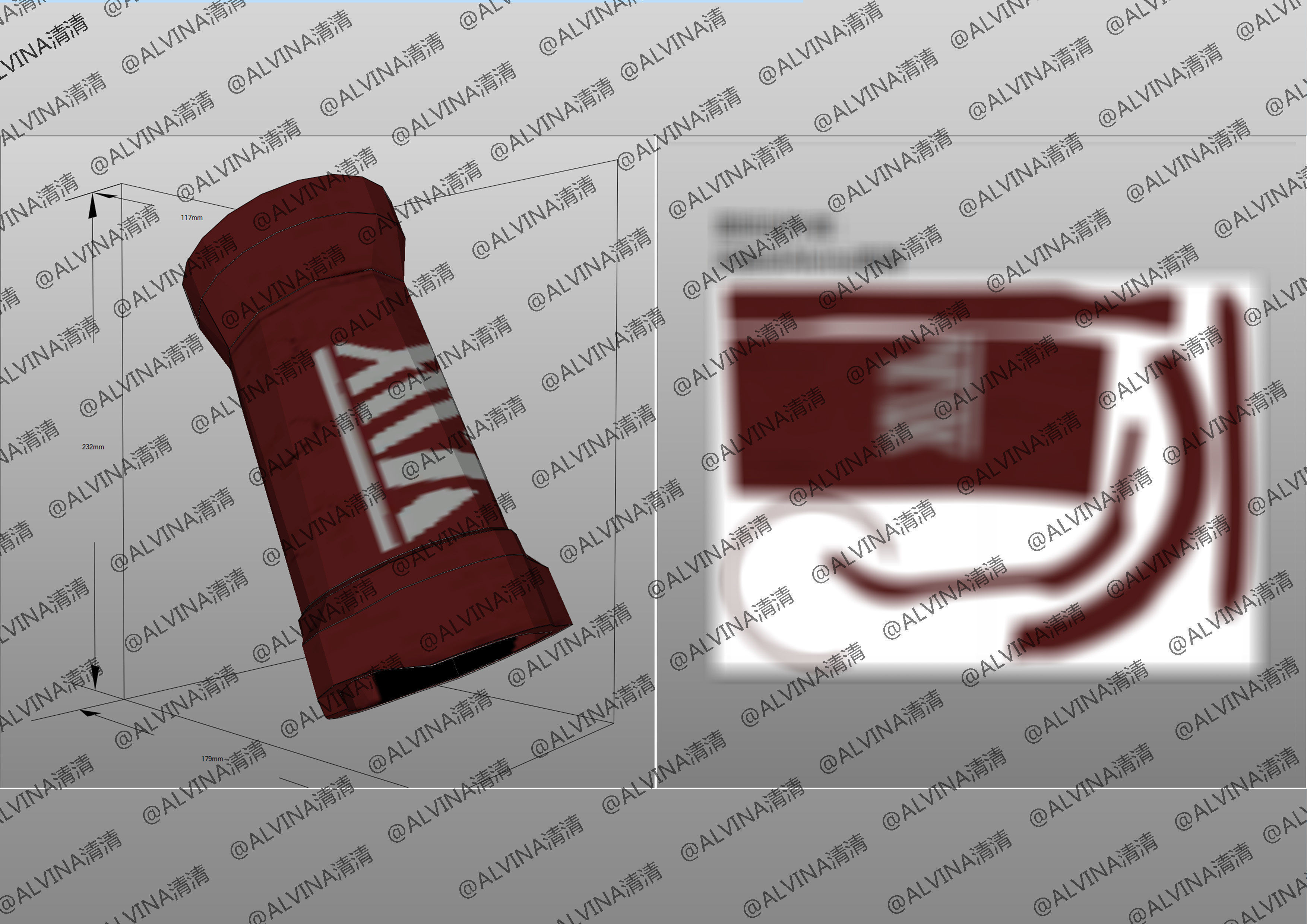 APEX Legends Revenant Primary Armor - DIY Cosplay Pepakura Foam Low-poly 3D model_25