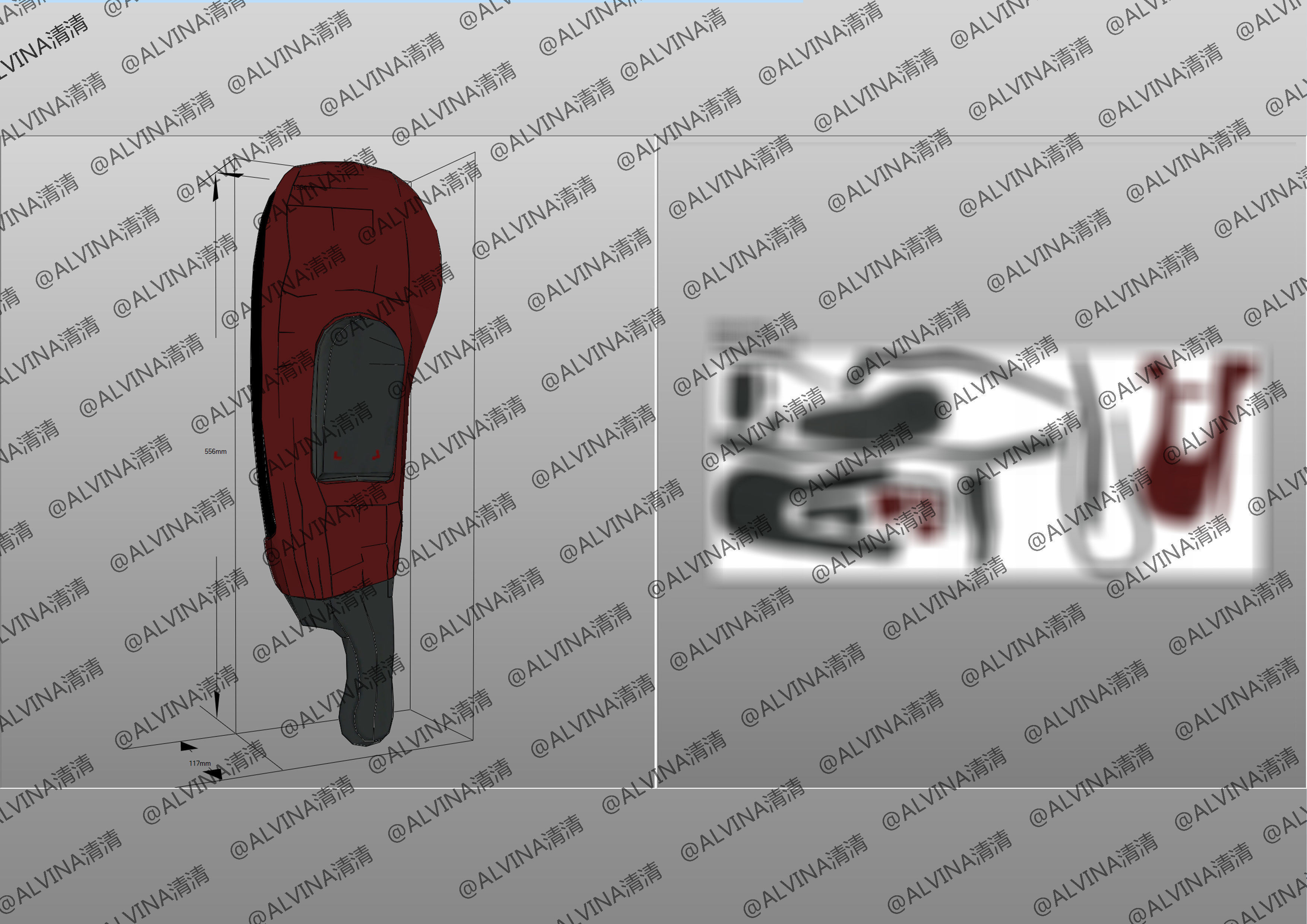 APEX Legends Revenant Primary Armor - DIY Cosplay Pepakura Foam Low-poly 3D model_29