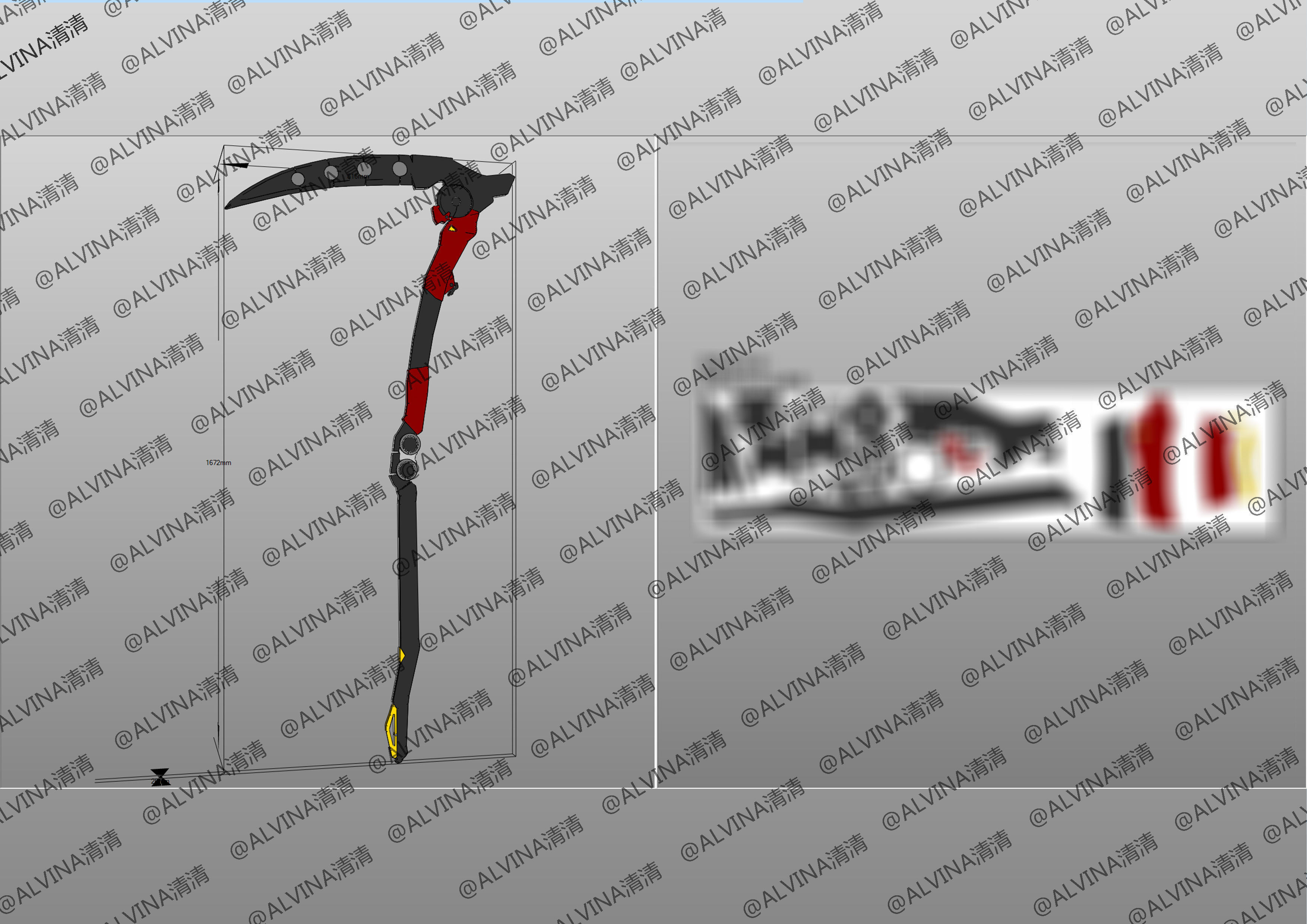 APEX Legends Revenant Primary Armor - DIY Cosplay Pepakura Foam Low-poly 3D model_33