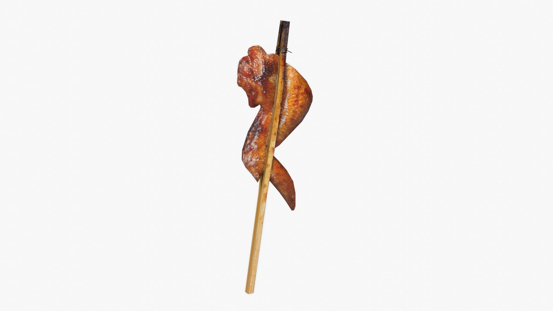 Grilled Chicken Low-poly 3D model_13