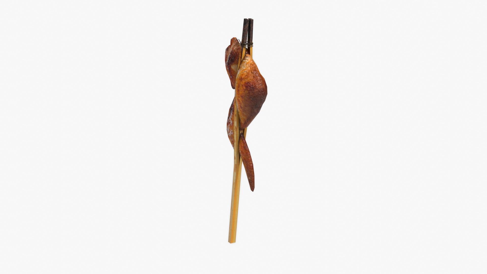 Grilled Chicken Low-poly 3D model_4
