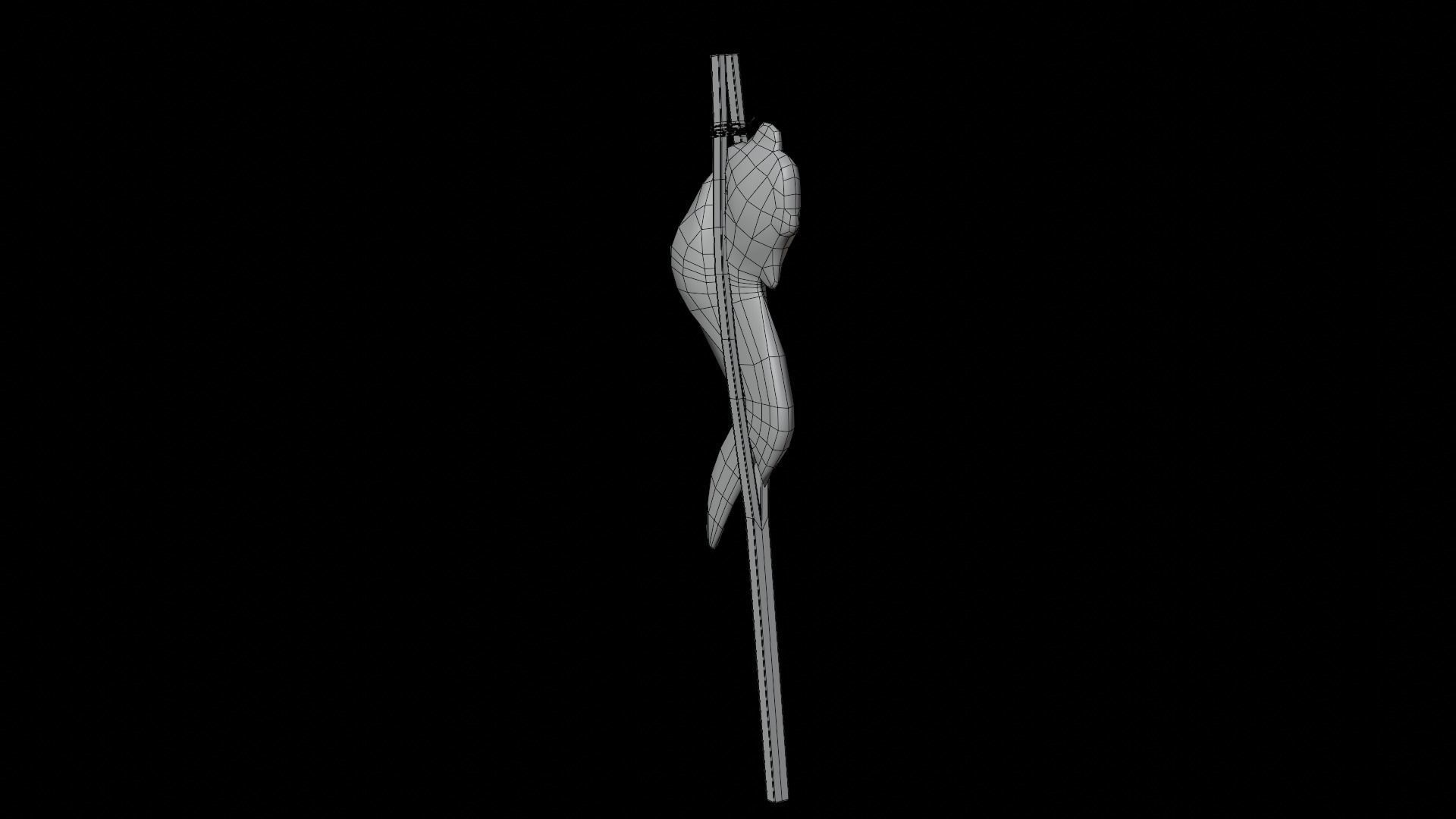 Grilled Chicken Low-poly 3D model_17