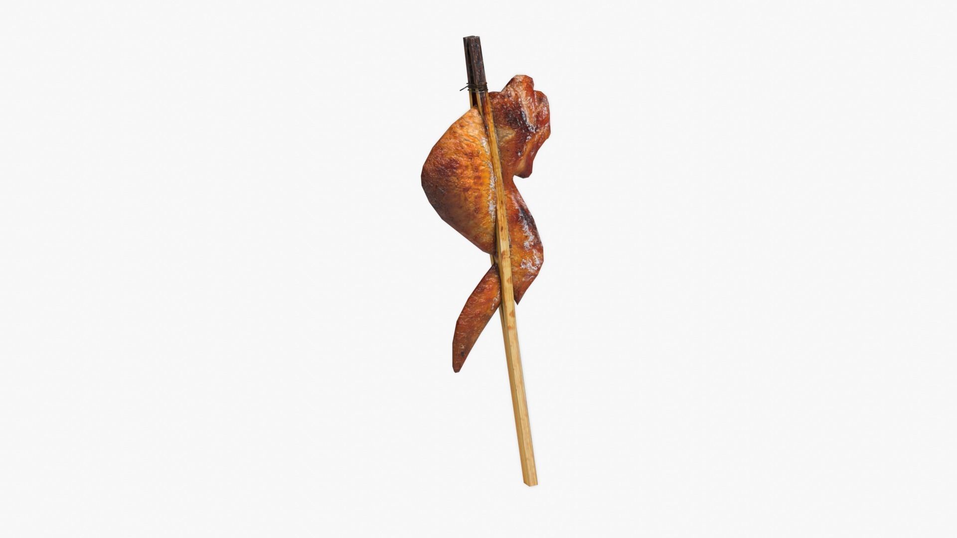 Grilled Chicken Low-poly 3D model_7