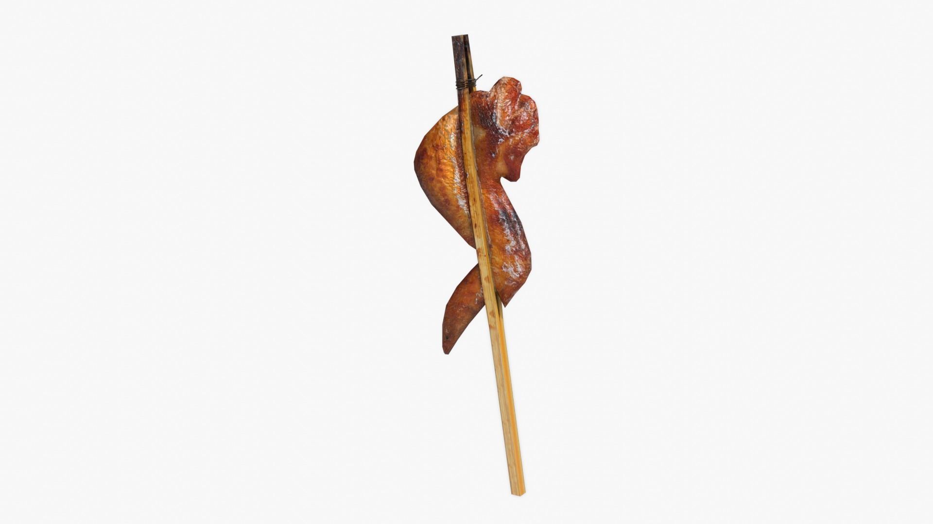 Grilled Chicken Low-poly 3D model_9