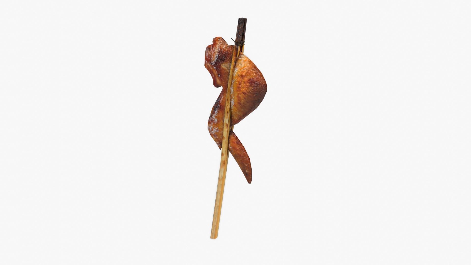 Grilled Chicken Low-poly 3D model_3