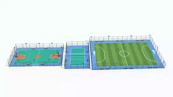 Sports Ground 3D model