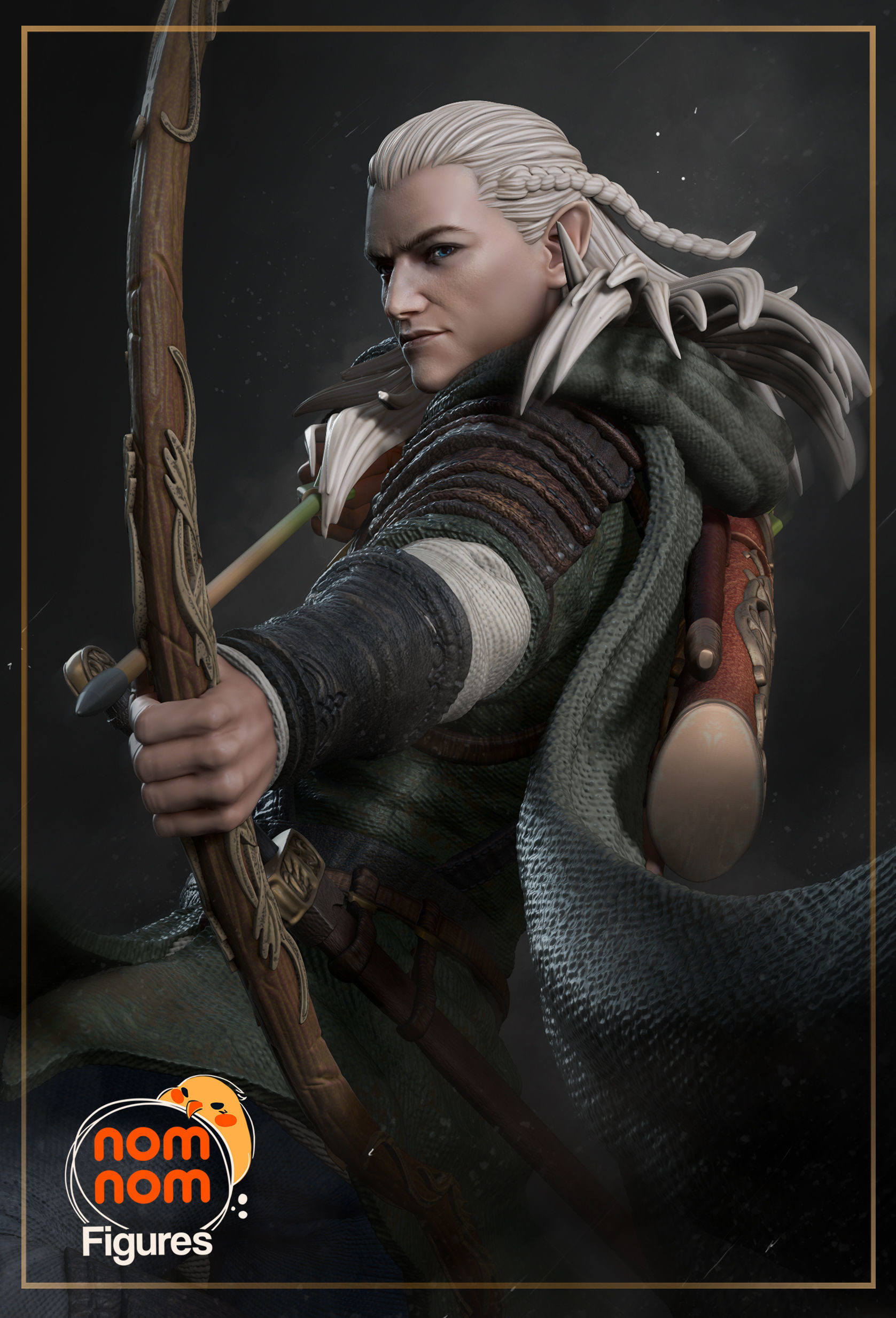 Gimli and Legolas - Lord of the Rings 3D print model_3