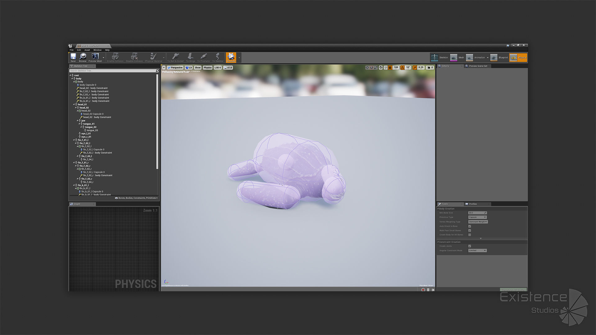 Sea Turtle - Lassie Reptile - Underwater Monster Creature - 36 Low-poly 3D model_18