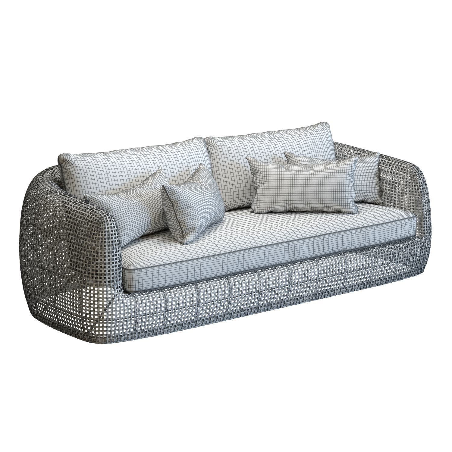 Restoration Hardware Gemini Sofa 3D model_8
