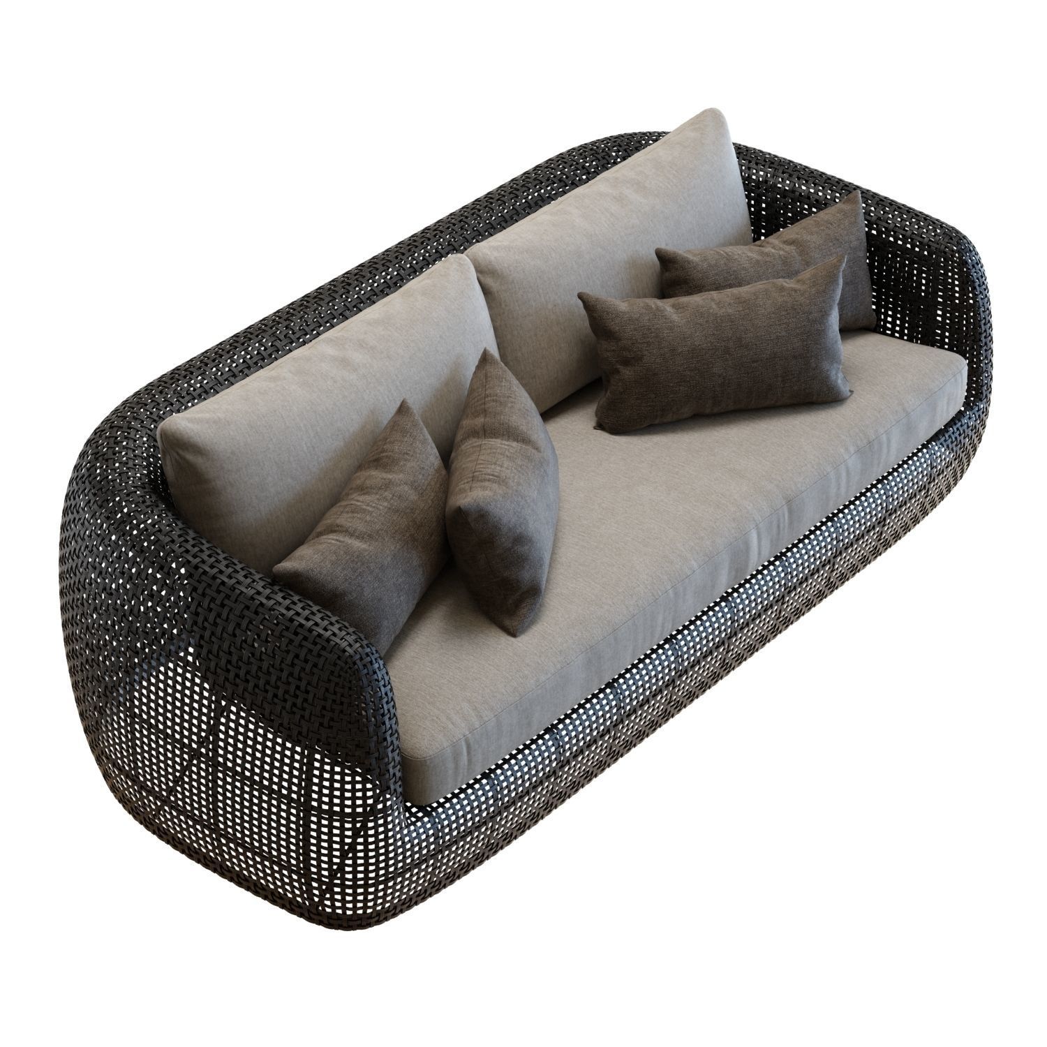 Restoration Hardware Gemini Sofa 3D model_1