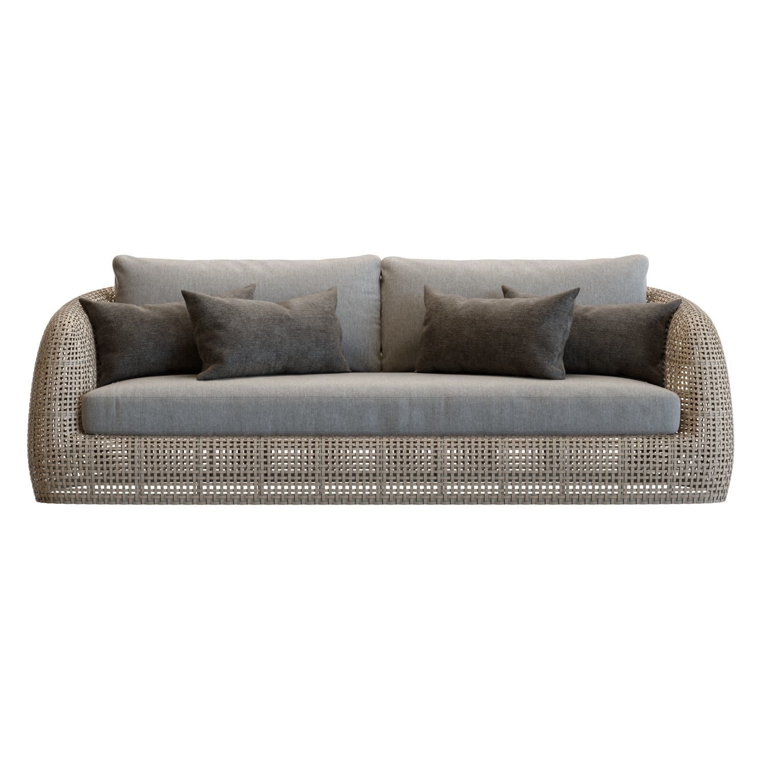 Restoration Hardware Gemini Sofa 3D model_4