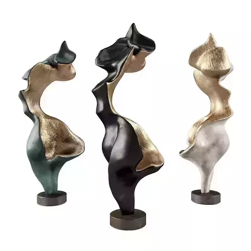 Leaf geometry sculpture