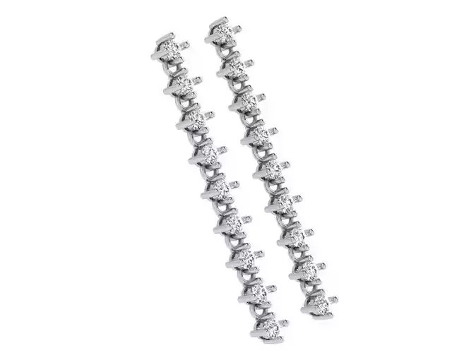 Diamond Shoulderdust Earring 4609