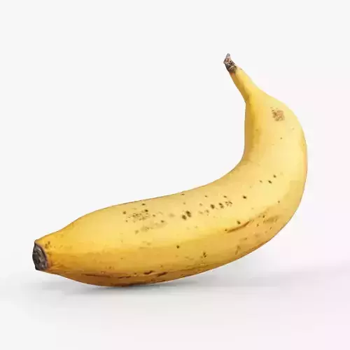 Photorealistic 3D scan of banana