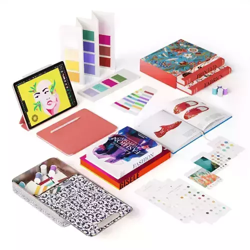 Fashion Designer Workspace 3D model