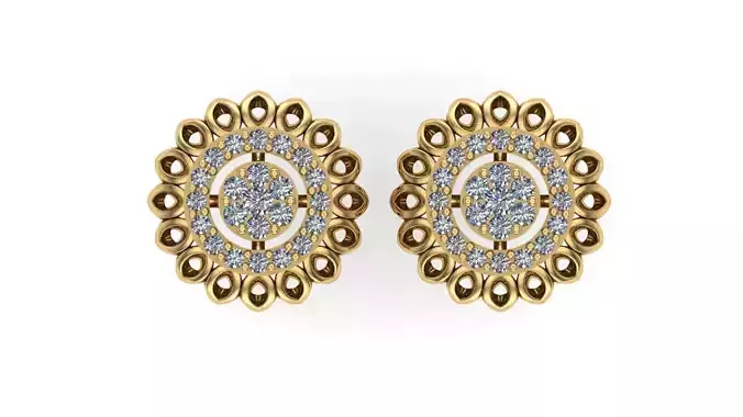  3DM Printed Earring Design - Best For Women Earrings Design 