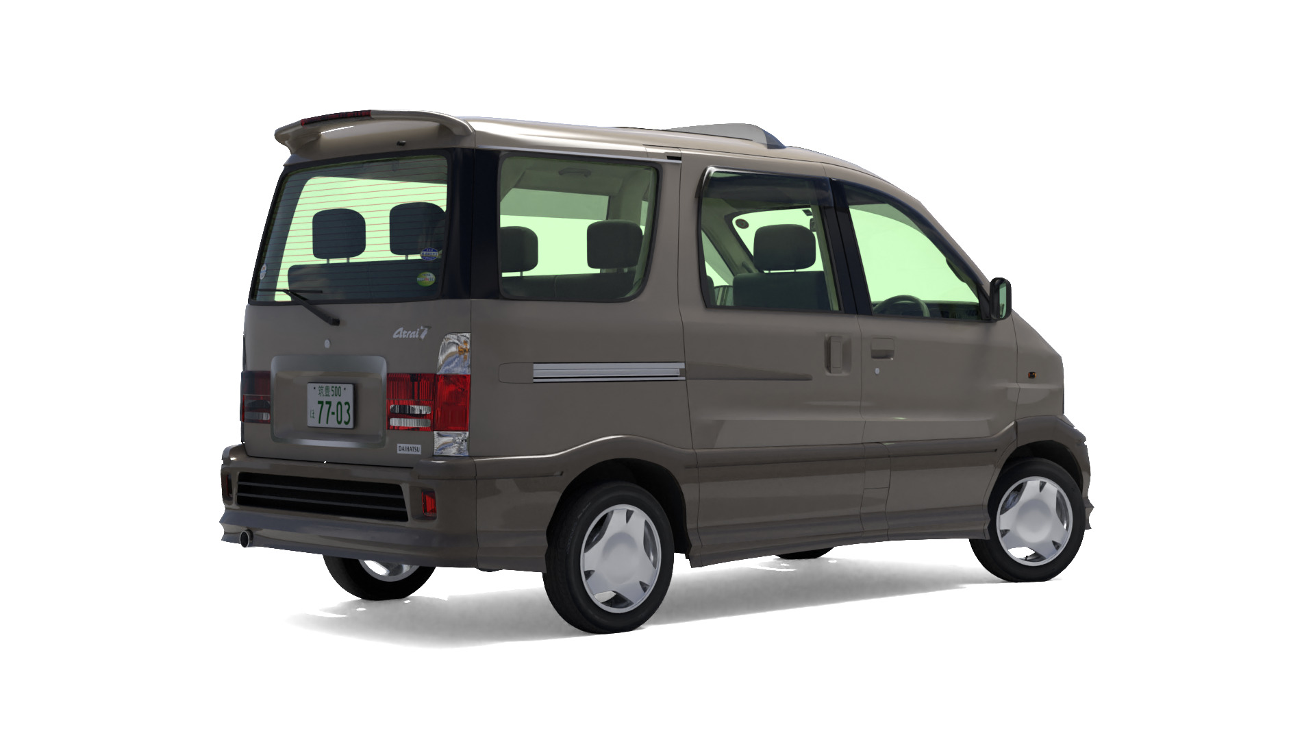 3D model Daihatsu Atrai 7 Toyota Sparky 2001 VR / AR / low-poly