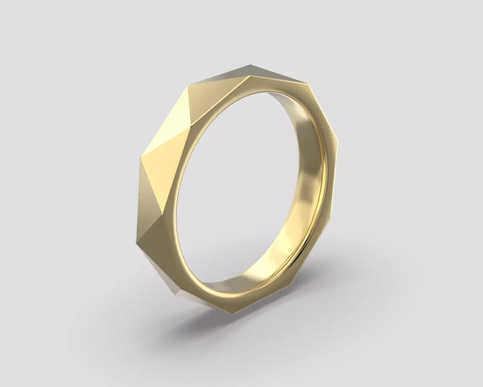 R 126 male flat 3D print model