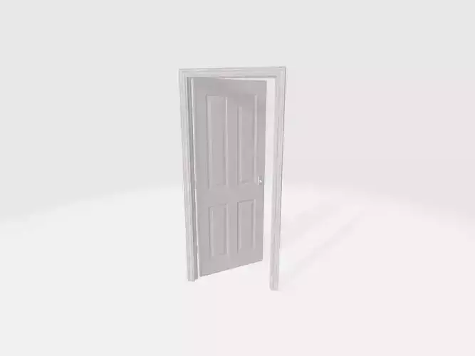 white door