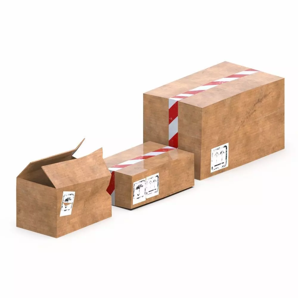 storage box Free low-poly 3D model_0