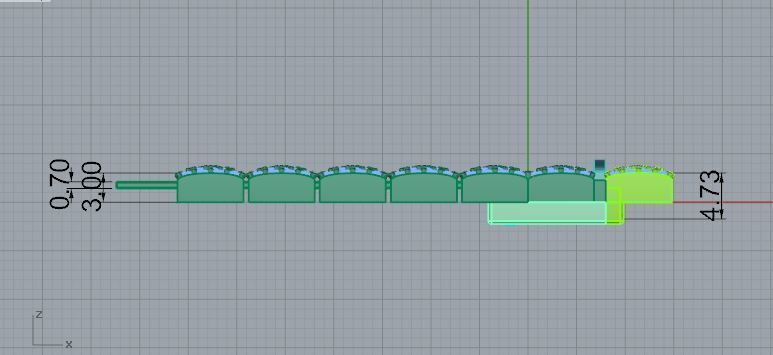 Diamond Chain Bracelet 4629 3D print model_5