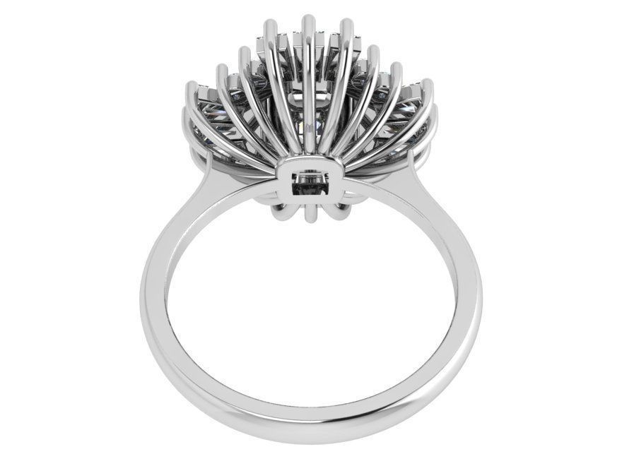 Cluster Ring 4634 3D print model_3