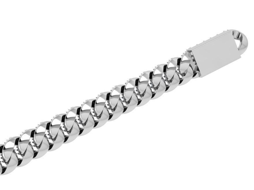 Cumin Chain Bracelet 4640 3D print model_3