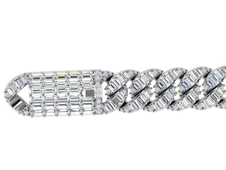 Cumin Chain Bracelet 4640 3D print model_2