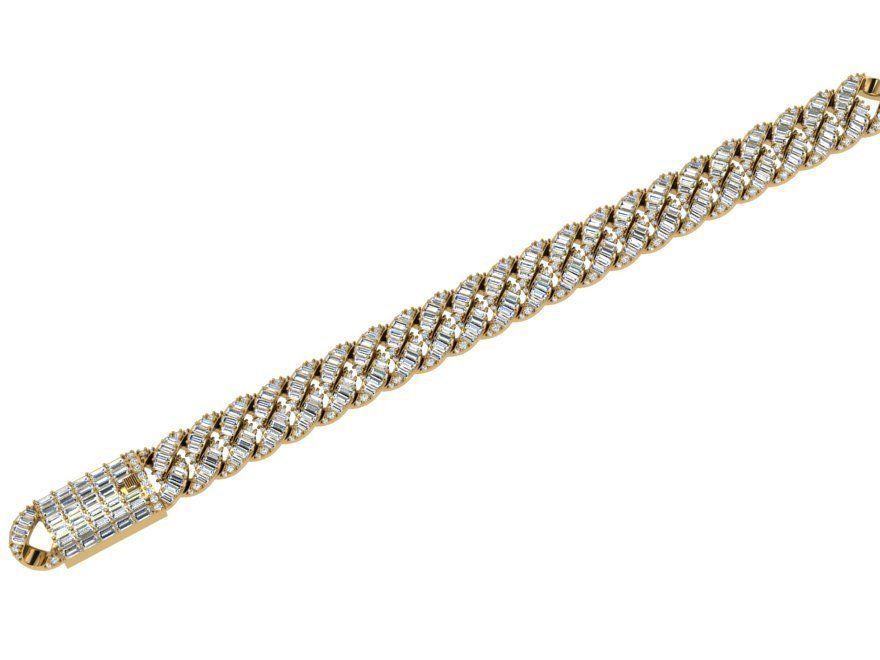 Cumin Chain Bracelet 4640 3D print model_1