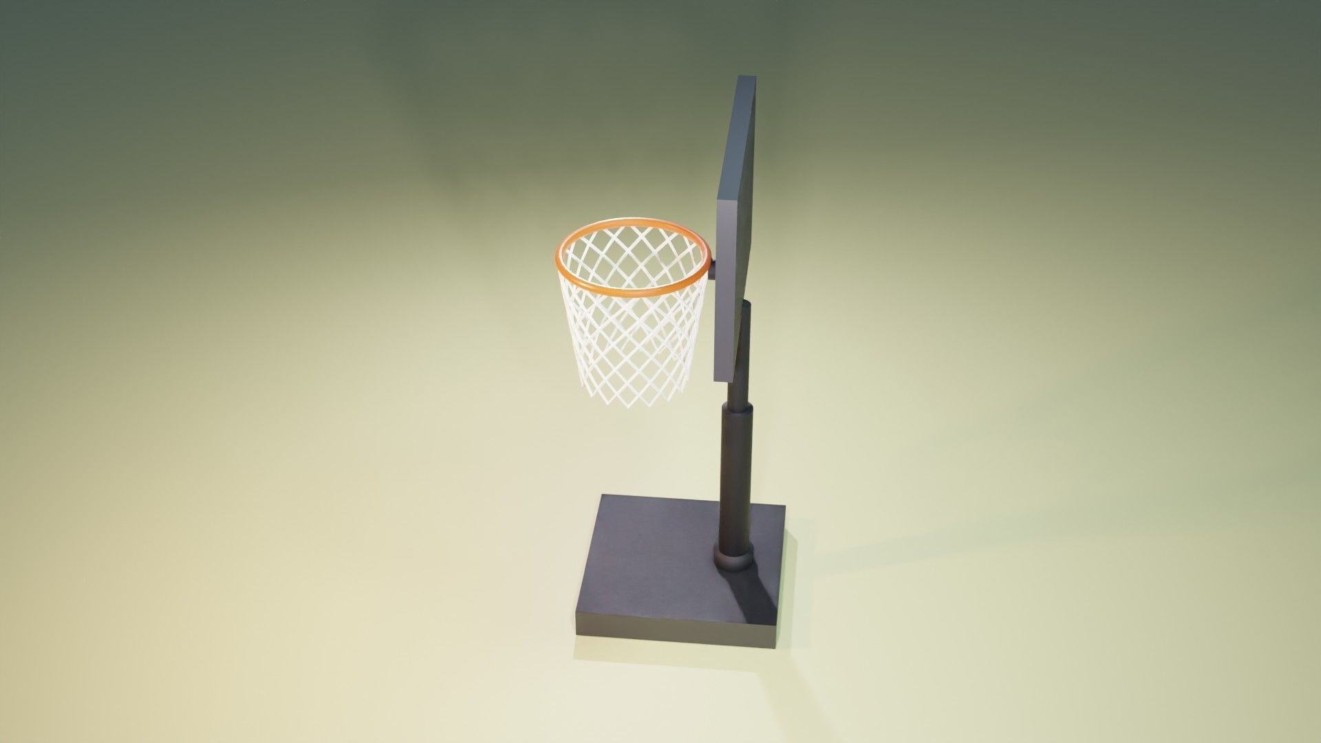 Basketball Ring 3D model_1