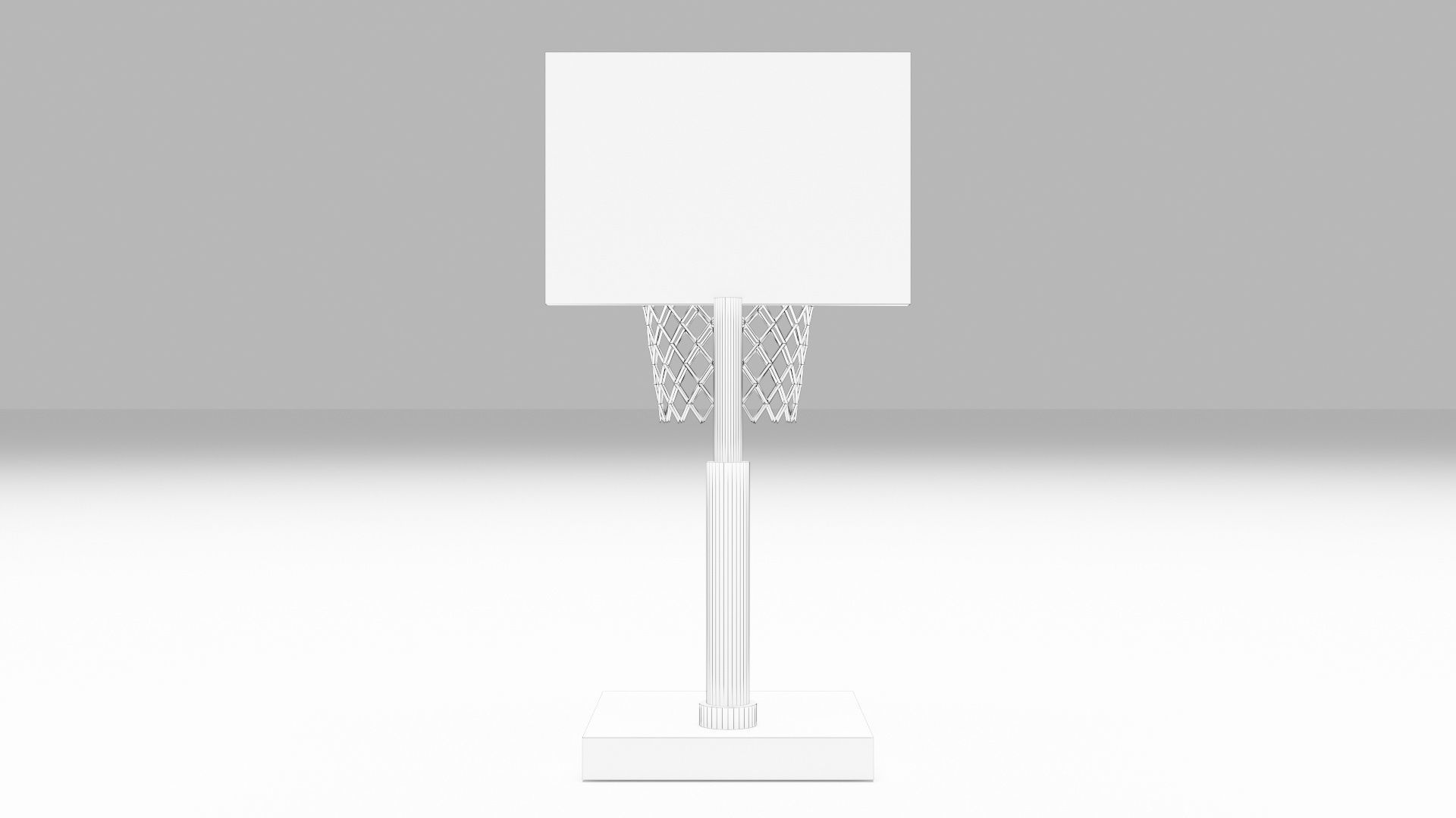 Basketball Ring 3D model_7