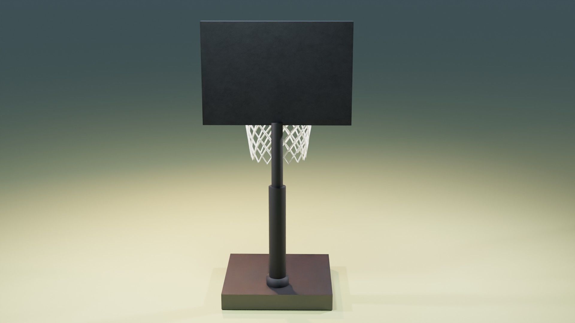 Basketball Ring 3D model_2