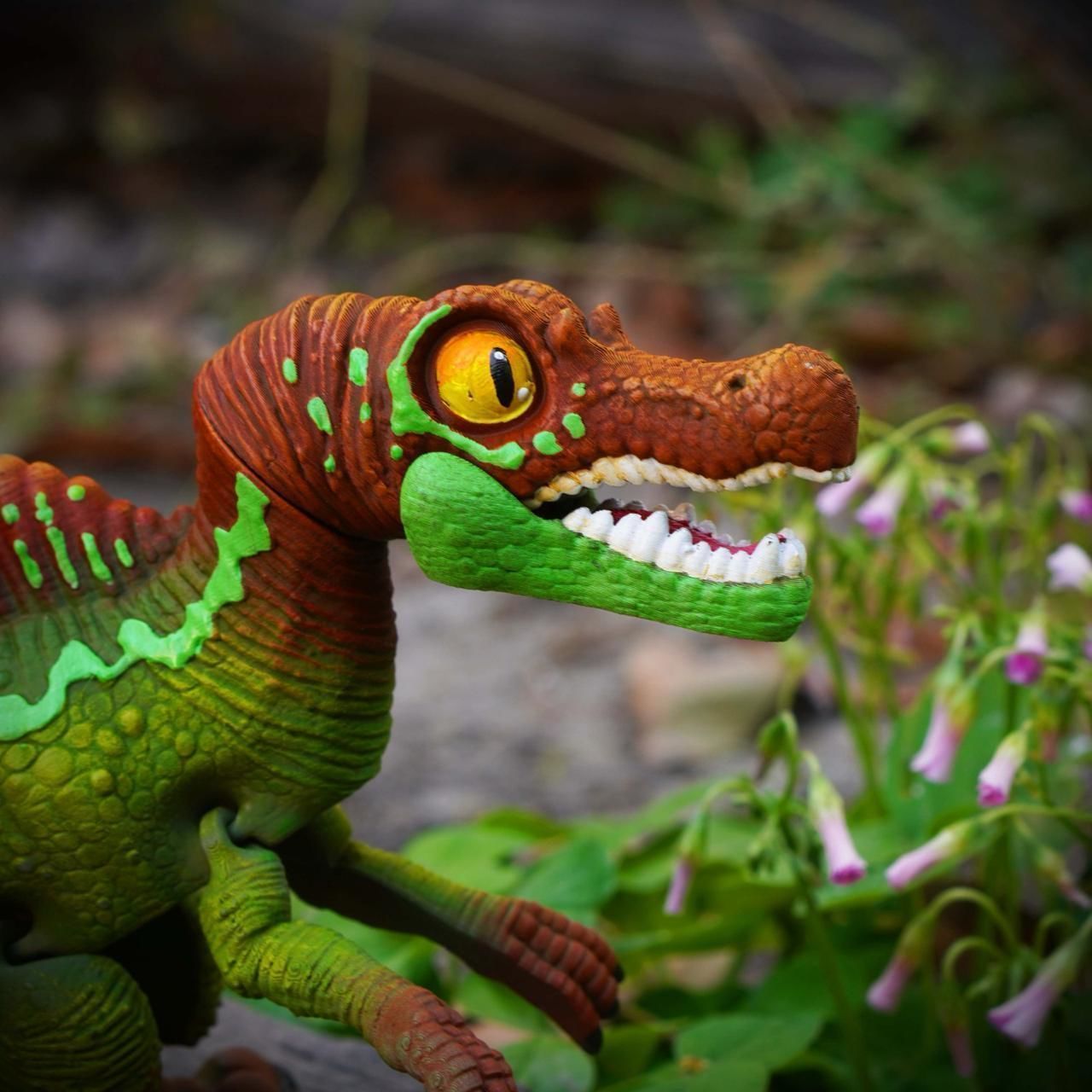 PRINT IN PLACE FLEXI SPINOSAURUS DINOSAUR 3D print model_1