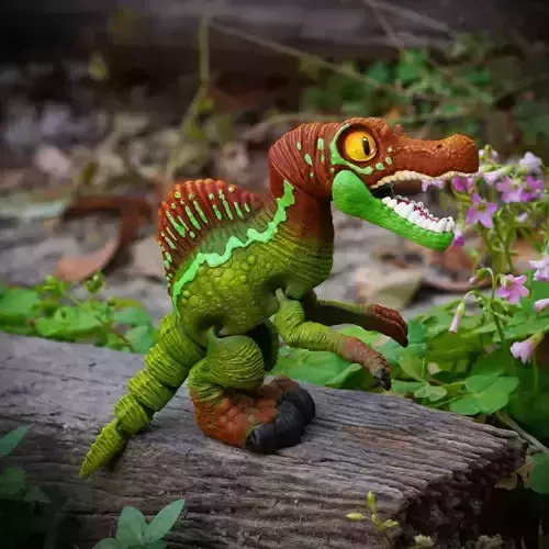 PRINT IN PLACE FLEXI SPINOSAURUS DINOSAUR