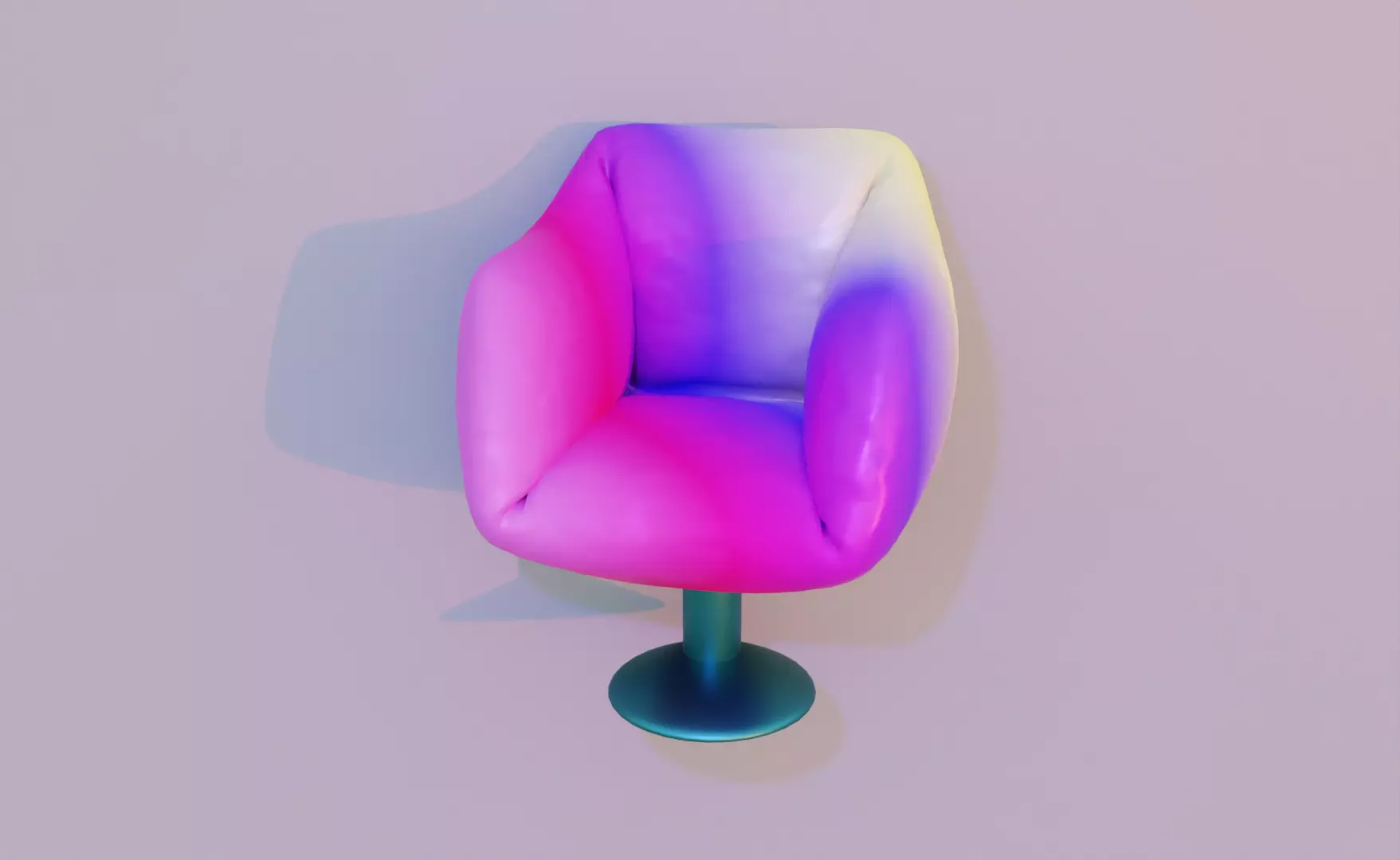 PrismFlow Magnesium Chair 3D model_0